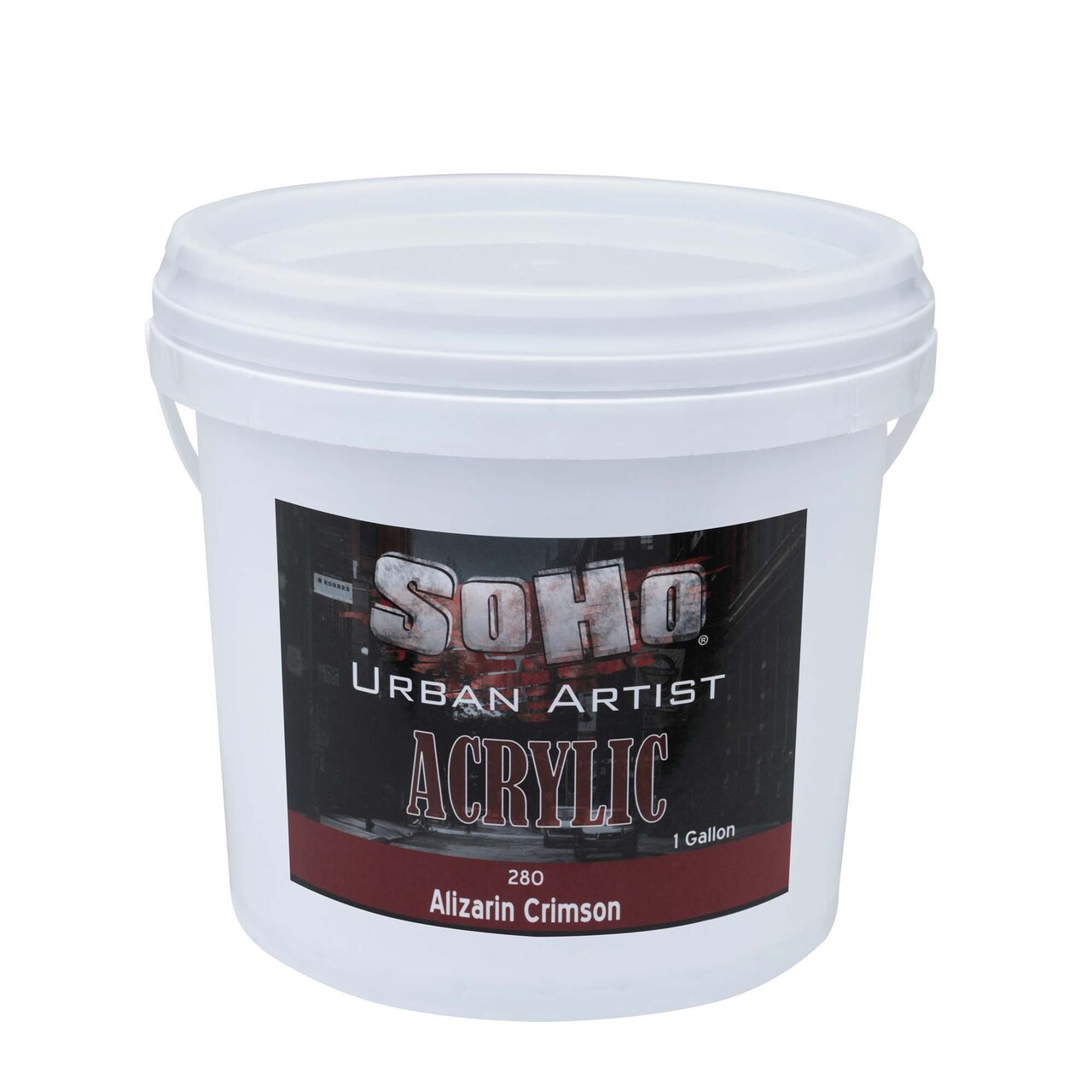 SoHo Urban Artist Heavy Body Acrylic Paint - 1 Gallon - Thick, Rich Color, Excellent Coverage, Professional Quality - Artists Acrylic Paint